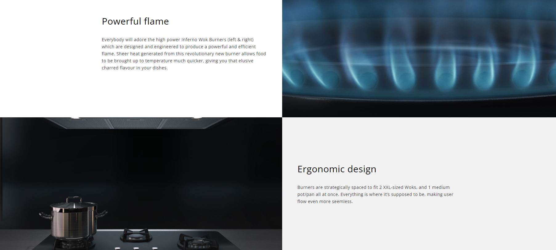 Tecno Stainless Steel Cooker Gas Hob 3 Burners SR 883SV I SR883SV - LPG / PUB - FREE INSTALLATION