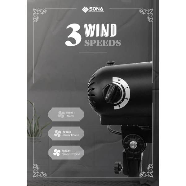 Sona Power Stand Fan 16" SSO 6065 | SSO6065