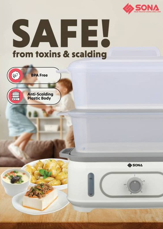 Sona Electric Steamer 20L SSR 3164