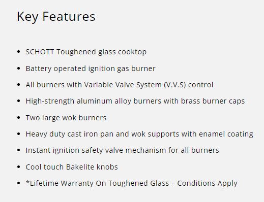 Tecno Tempered Glass Cooker Hob 2 Burners T222TGSV - LPG / PUB - FREE INSTALLATION