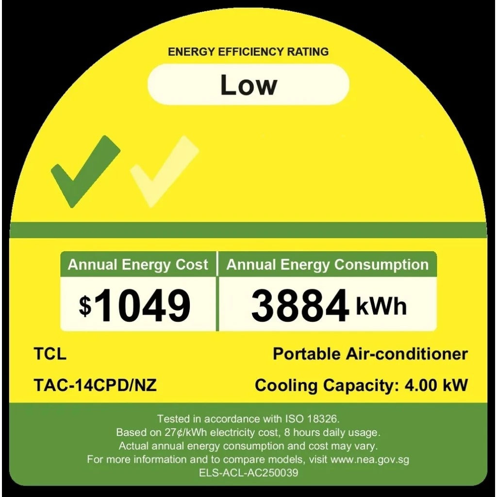 TCL Portable Aircon 14000BTU TAC-14CPD/NZ