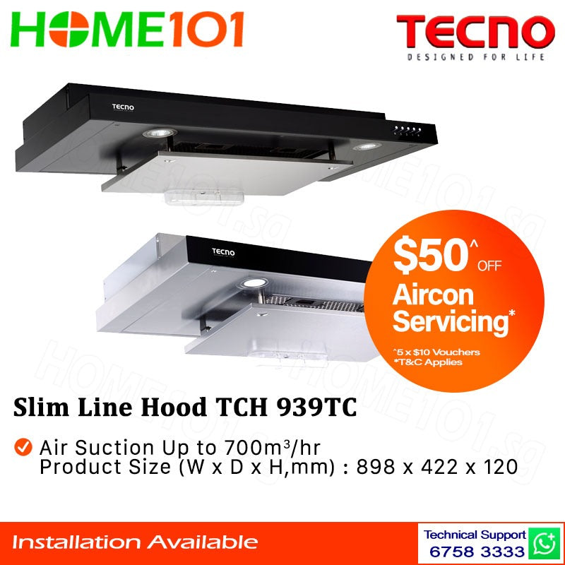 Tecno Slim Line Hood 90cm TCH 939TC