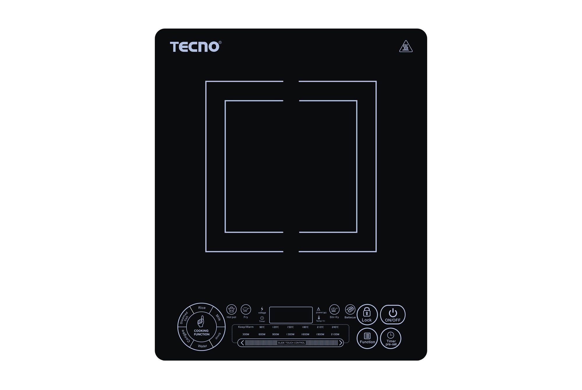 Tecno Ultra Slim Portable Induction Cooker TIC 2100