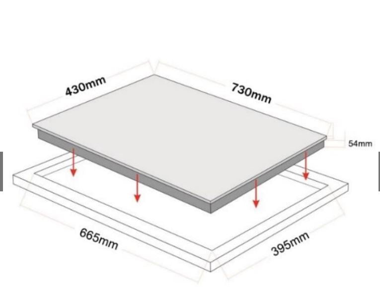 Tecno Built-In Induction 2 Zones Hob TIH 2882 - FREE INSTALLATION