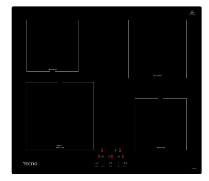 Tecno Induction Hob 4 Zones TIH 648 - FREE INSTALLATION