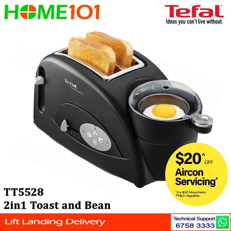 Tefal 2in1 Toast and Bean TT5528