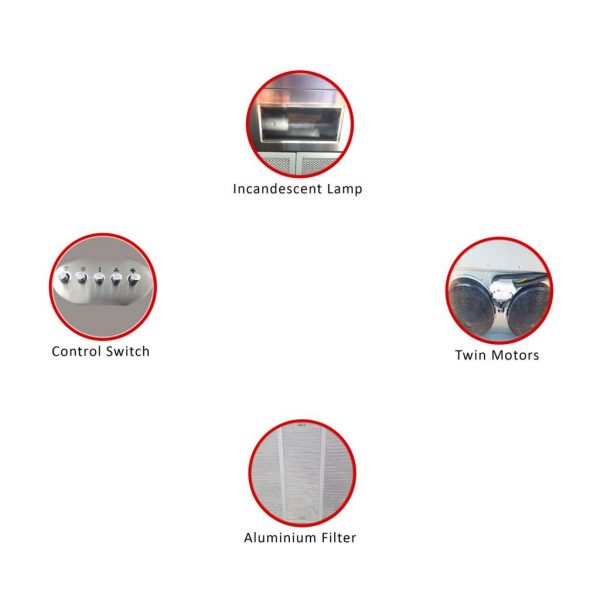 Valenti Semi Integrated Hood 90cm VH 1329MB
