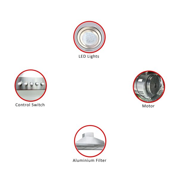 Valenti Chimney Hood 90cm VH 6019TS