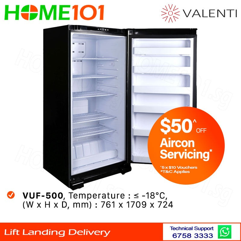 Valenti Upright Freezer 477L VUF-500