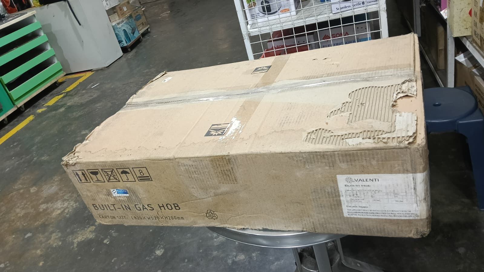 Valenti 2 Burners Built-In Glass Hob VC 820G - LPG