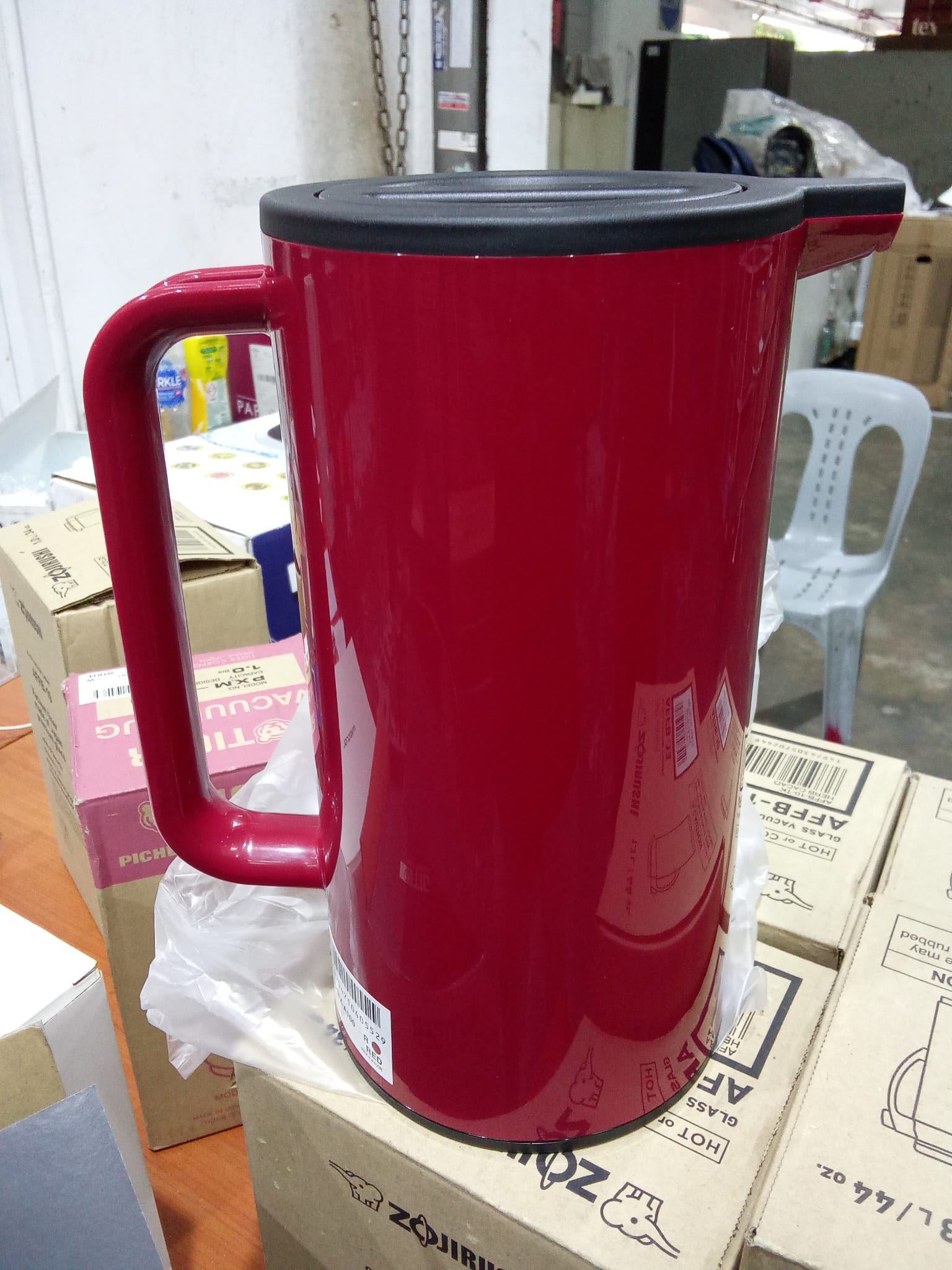Tiger Handy Vacuum Jug 1.0L PRX-A100 Red