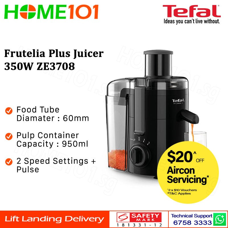 Tefal Juice Extractor Frutelia Plus ZE3708