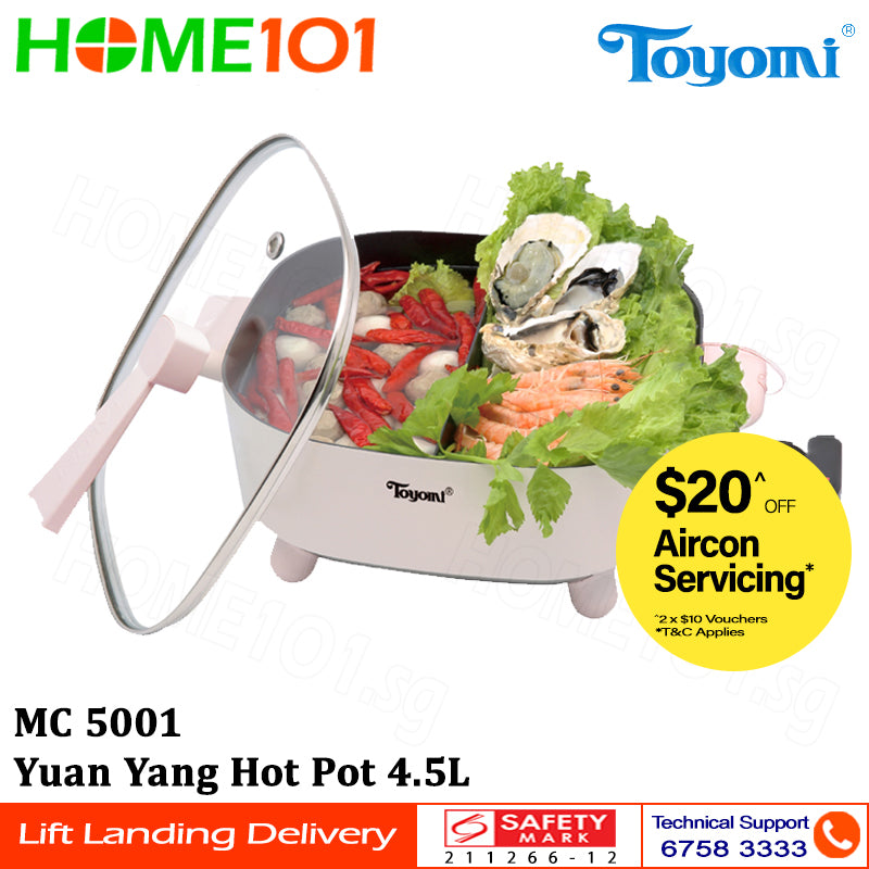 Toyomi Yuan Yang Hot Pot 4.5L MC 5001