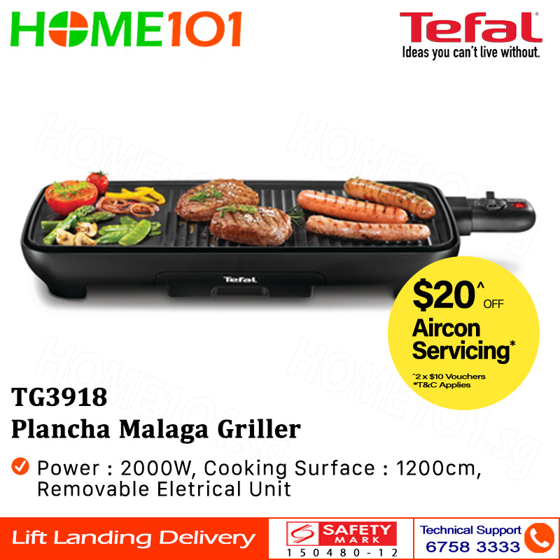 Tefal Plancha Ultracompact TG3918