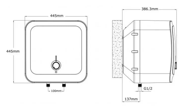 Tecno Storage Water Heater 30L TSH 30N