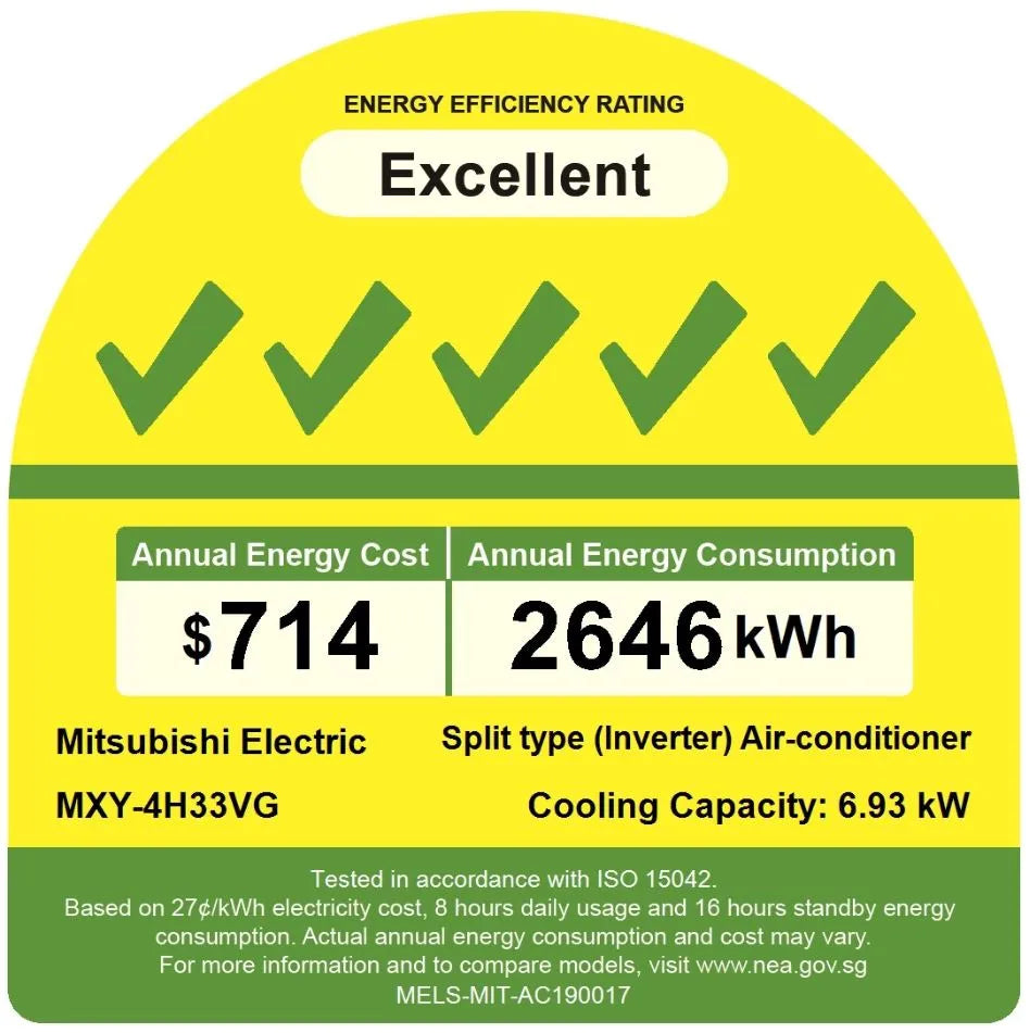 Mitsubishi StarMex Multi-Split AirCon MXY-4H33VG/MSXY-FP10VG x 4