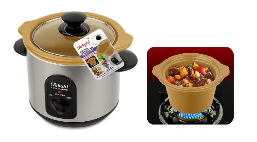 Takahi Electric Crockery Pot 1.5L 1522 CR-WS || 1522 HR-TS