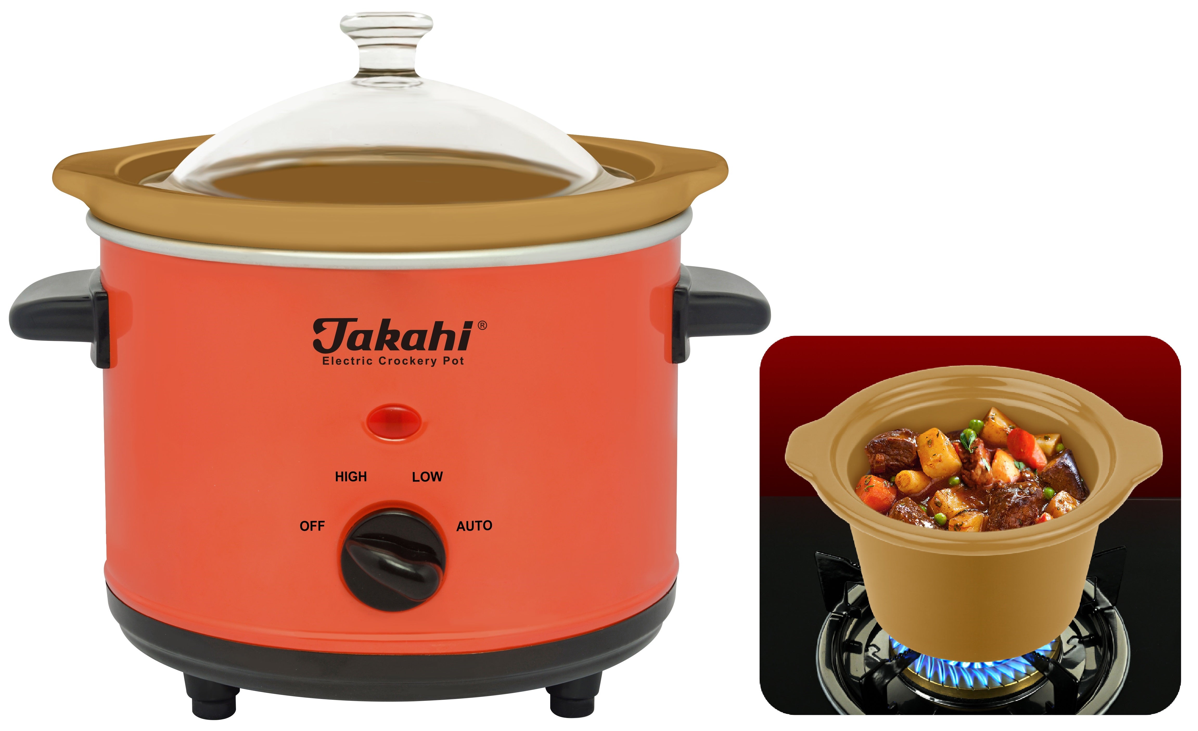 Takahi Electric Crockery Pot 1.5L 1525 HR-WO