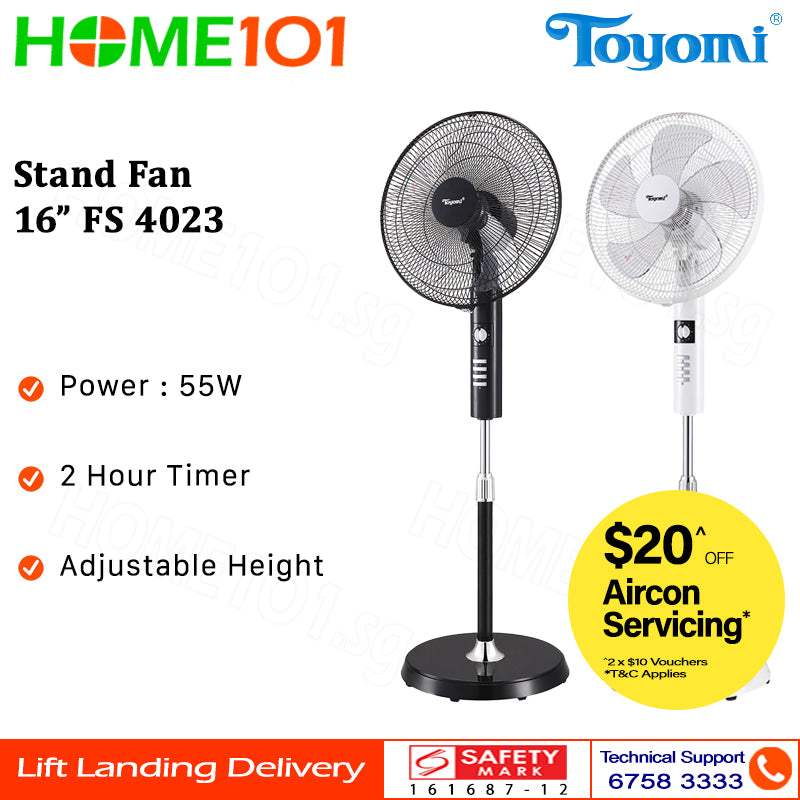 Toyomi Stand Fan 16" FS 4023