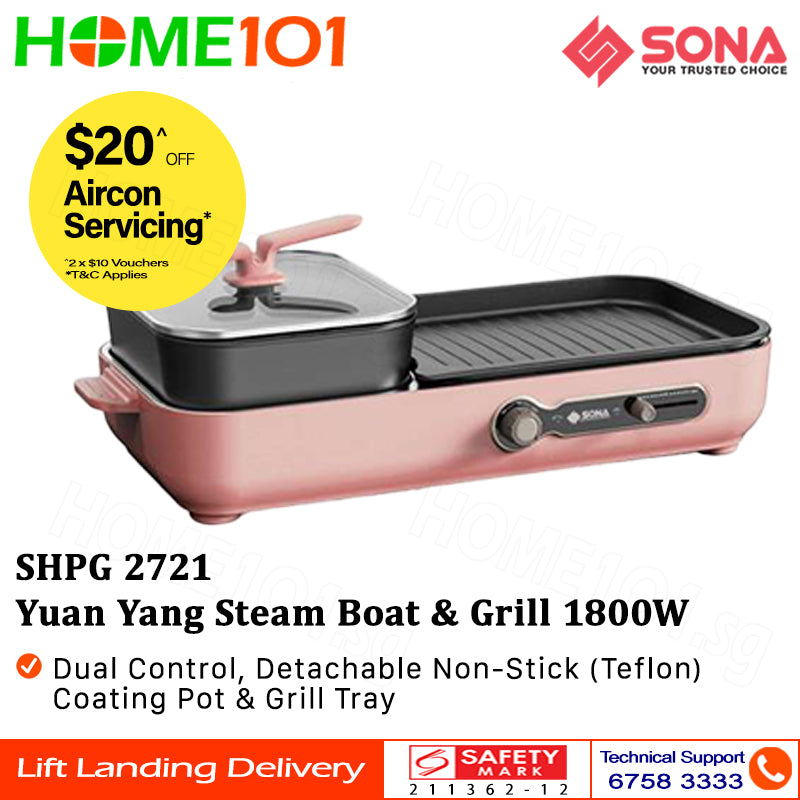 Sona "Yuan Yang" Steam Boat & Grill SHPG 2721
