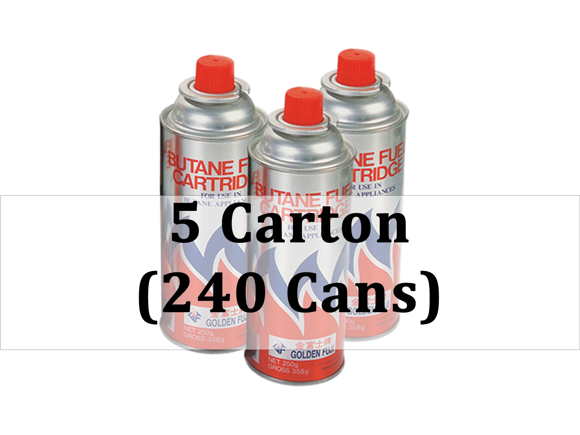 Golden Fuji Butane Fuel Cartridge 250g (Bulk Buy)