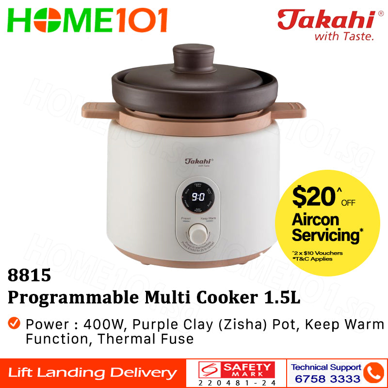 Takahi Programmable Multi Cooker 1.5L 8815