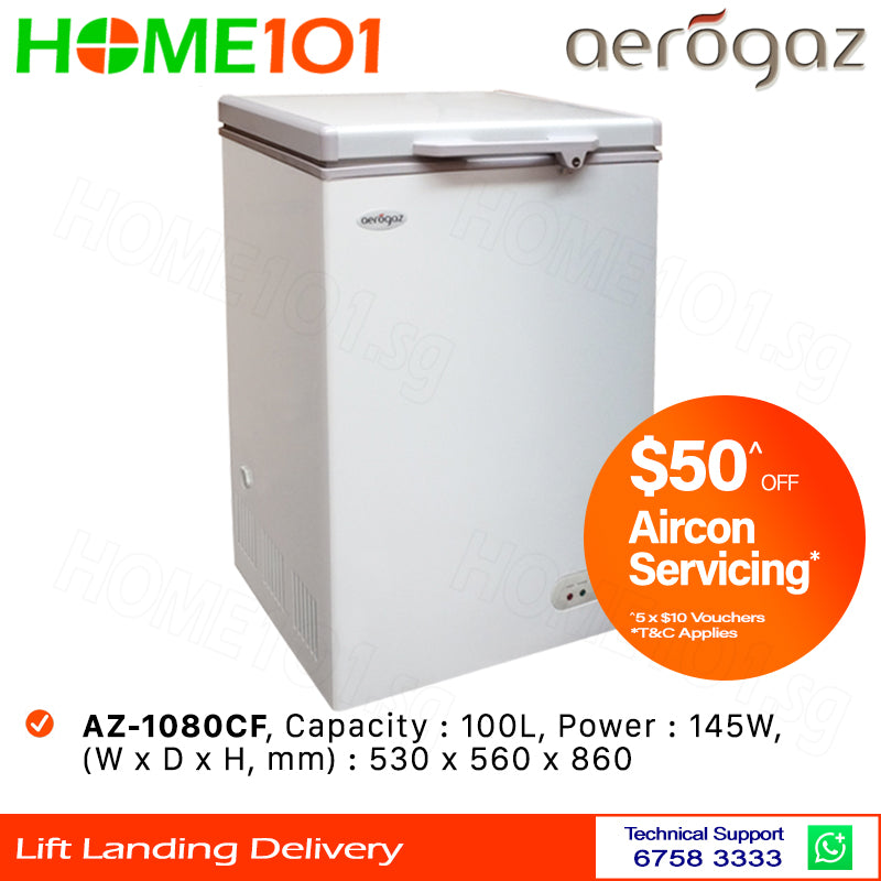 Aerogaz Chest Freezer 100L AZ-1080CF
