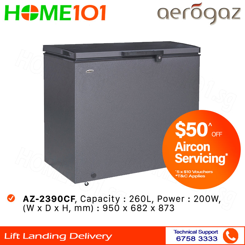 Aerogaz Chest Freezer 260L AZ-2390CF