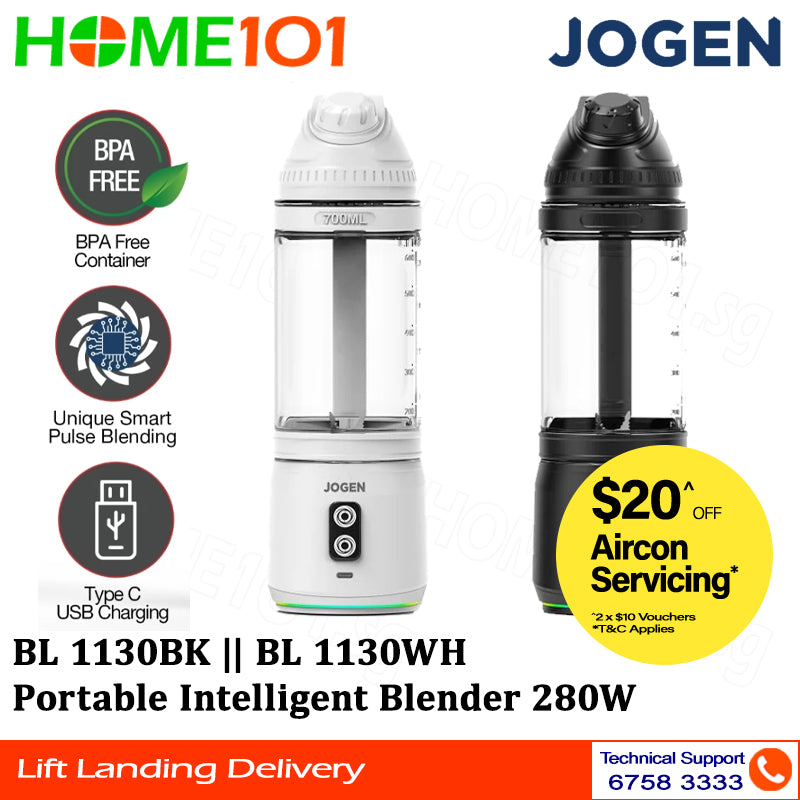 Jogen Portable Intelligent Blender 280W BL 1130BK || BL 1130WH