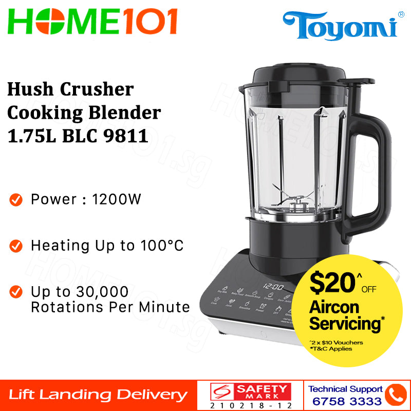 Toyomi Hush Crusher Cooking Blender 1.75L BLC 9811