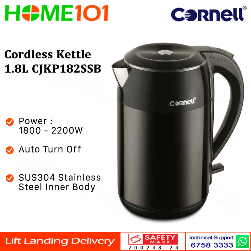 Cornell Cordless Kettle 1.8L CJKP182SSB