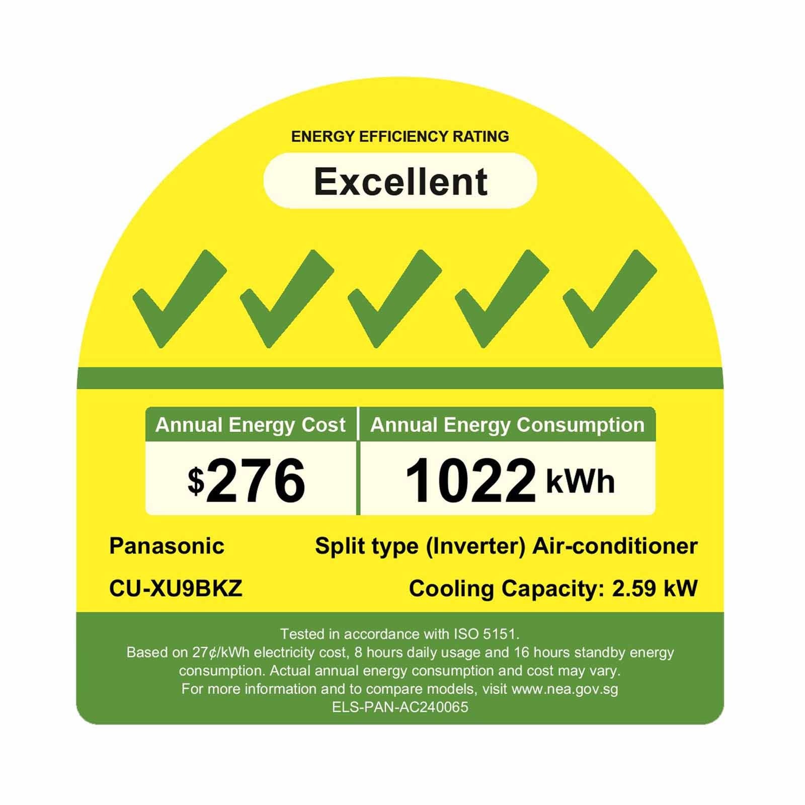 Panasonic Single Split AirCon 9000BTU TO 24000BTU *9K CLIMATE VOUCHER ELIGIBLE