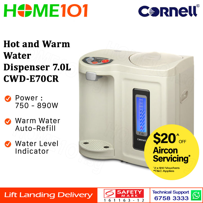 Cornell Hot and Warm Water Dispenser 7.0L CWD-E70CR