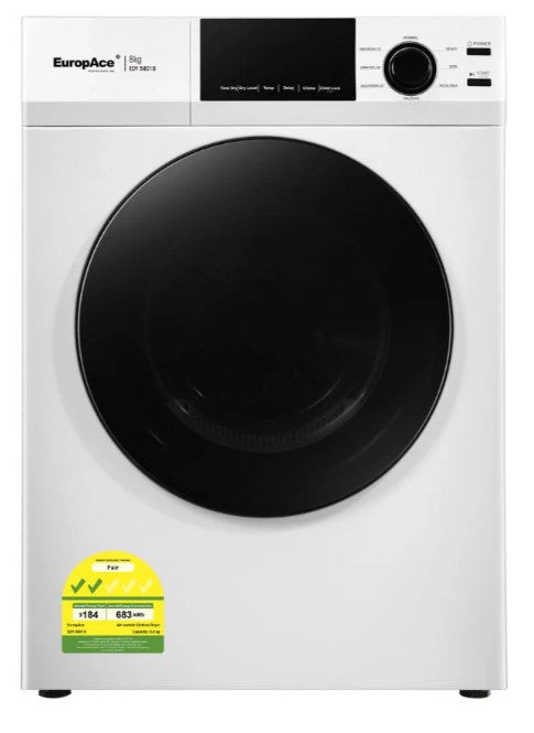 Europace Vented Dryer 8.0KG EDY5801B