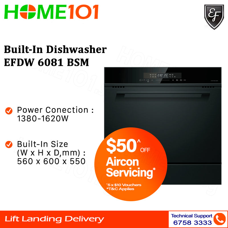 EF Built-In Dishwasher EFDW 6081 BSM