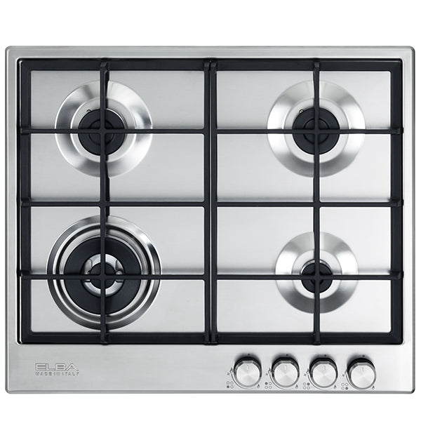 Elba Built In Stainless Steel Hob 4 Burners ELIO 65-445D1