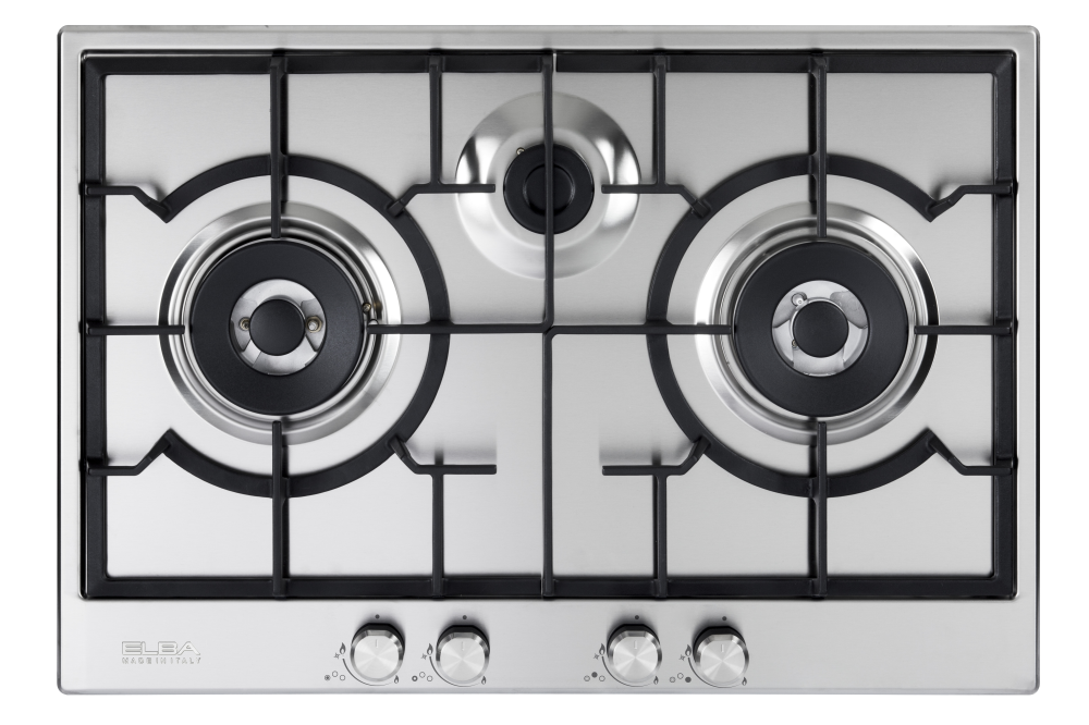 Elba Built In Stainless Steel Hob 3 Burners ELIO 75-300D1