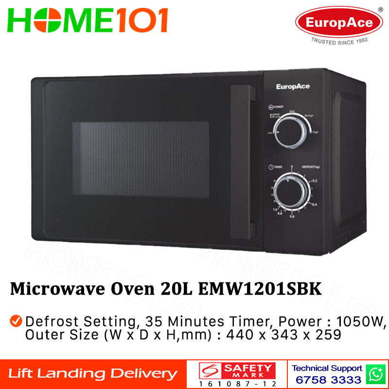 Europace Microwave Oven 20L EMW1201SBK