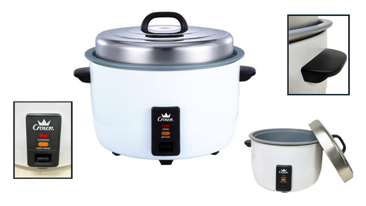 Crown Commercial Electric Rice Cooker 6.0L ERC 30A