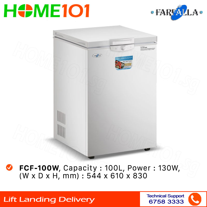 Farfalla Chest Freezer 100L FCF-100W