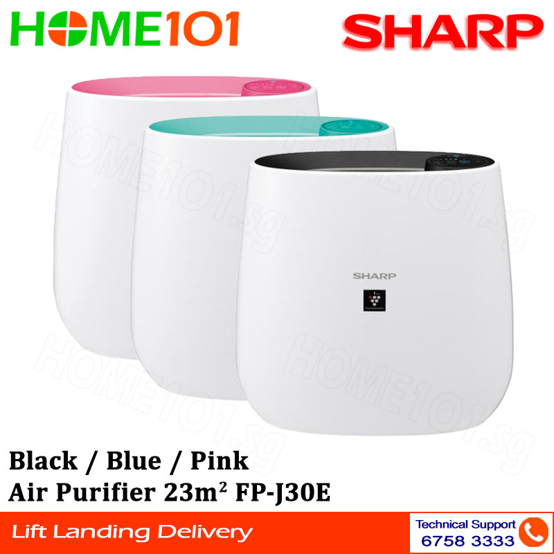 Sharp Air purifier 23m² FP-J30E - Black || Blue || Pink