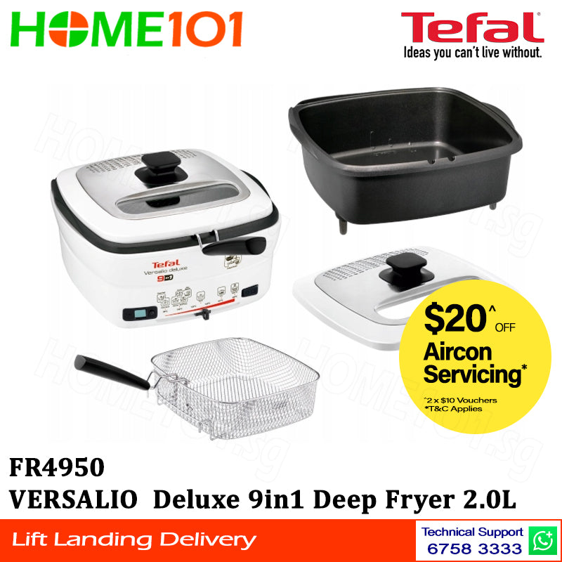 Tefal VERSALIO Deluxe 9in1 Deep Fryer 2.0L FR4950