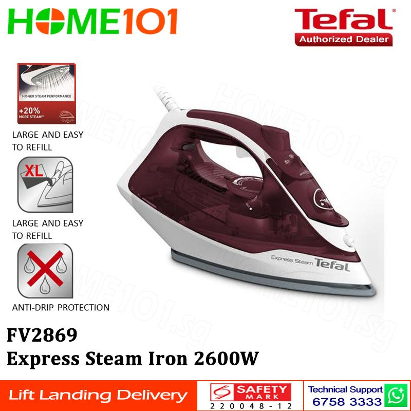 Tefal Express Steam Iron 2600W FV2869