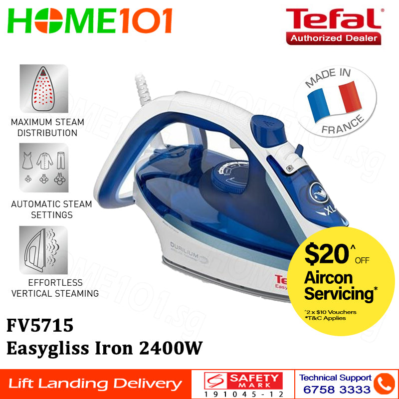 Tefal Easygliss Iron 2400W FV5715 | FV 5715