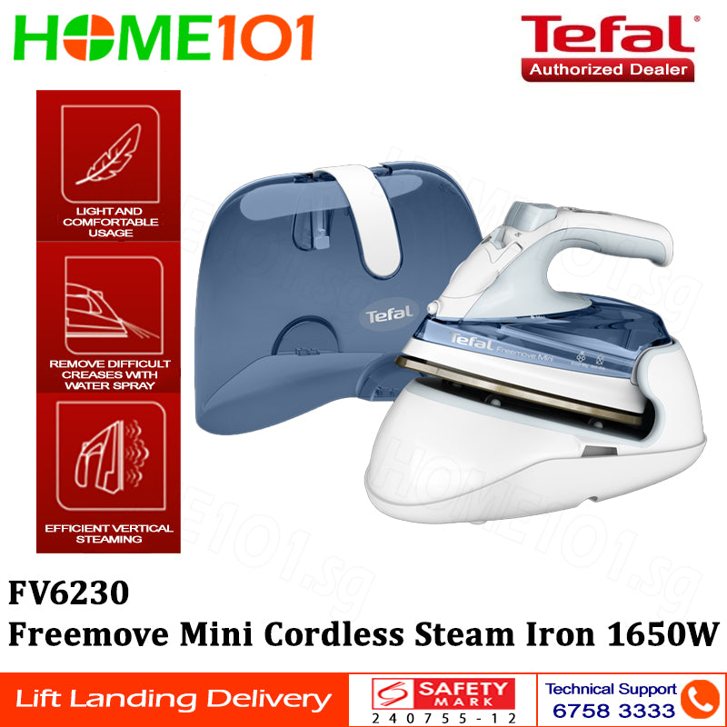 Tefal Freemove Mini Cordless Steam Iron 1650W FV6230