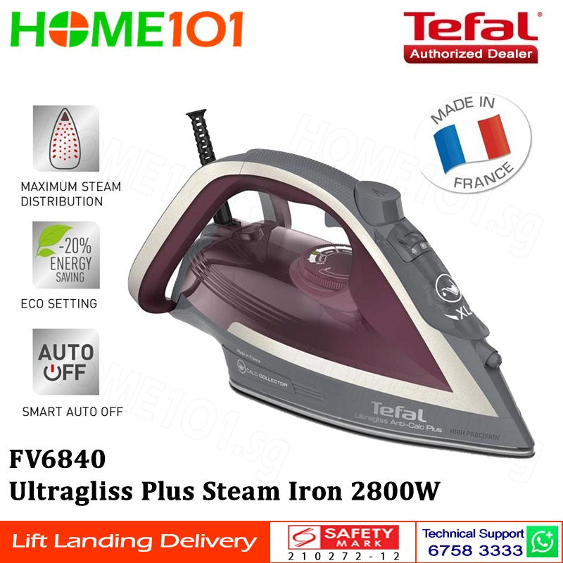 Tefal Ultragliss Plus Steam Iron 2800W FV6840