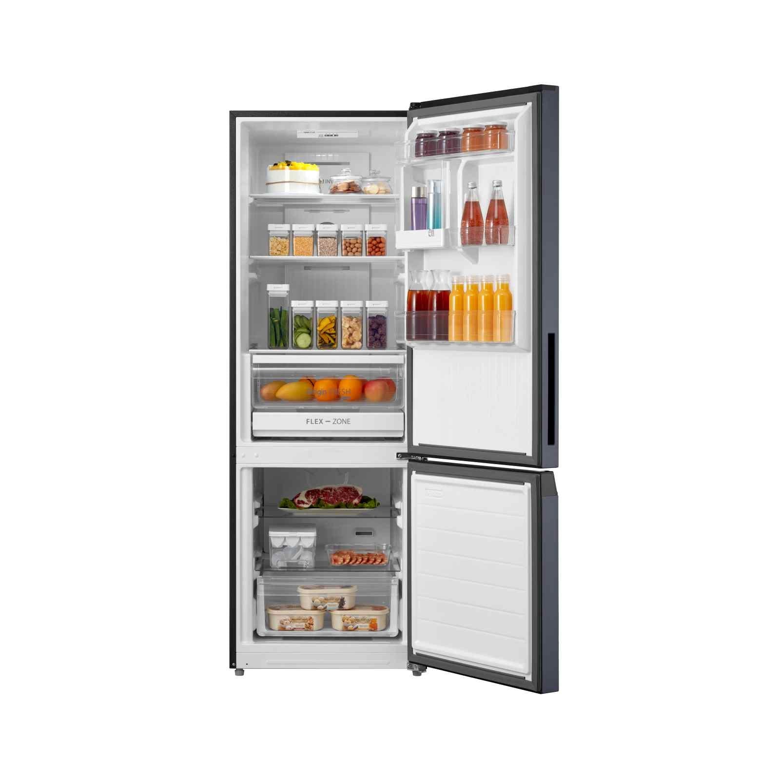 Toshiba 2 Door Bottom Mount Freezer Fridge 332L GR-RB410WE-PMX(06)