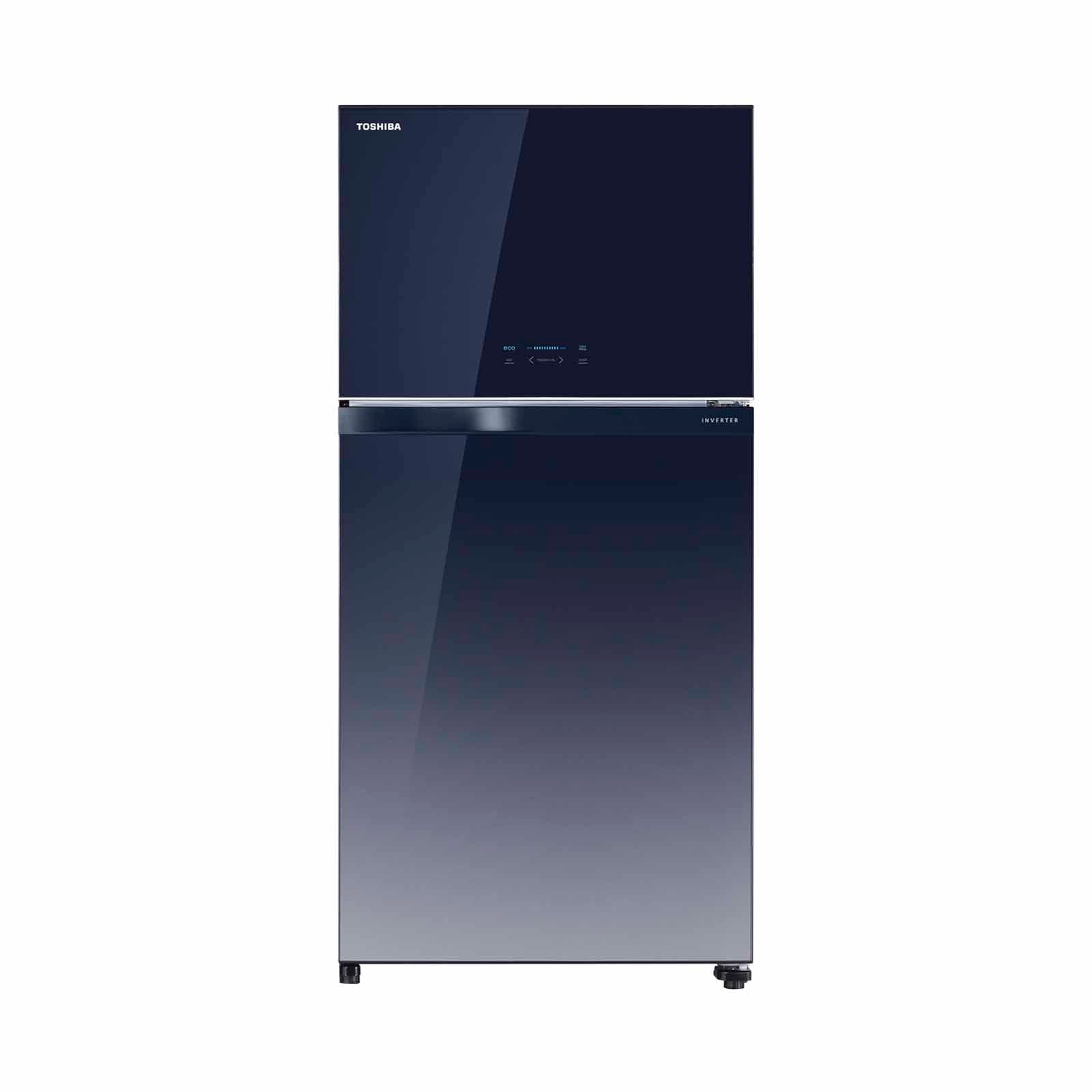 PRE-ORDER (ETA MID AUG) Toshiba 2 Door Top Mount Freezer Fridge 548L GR-RT735WE-PGX(GG)