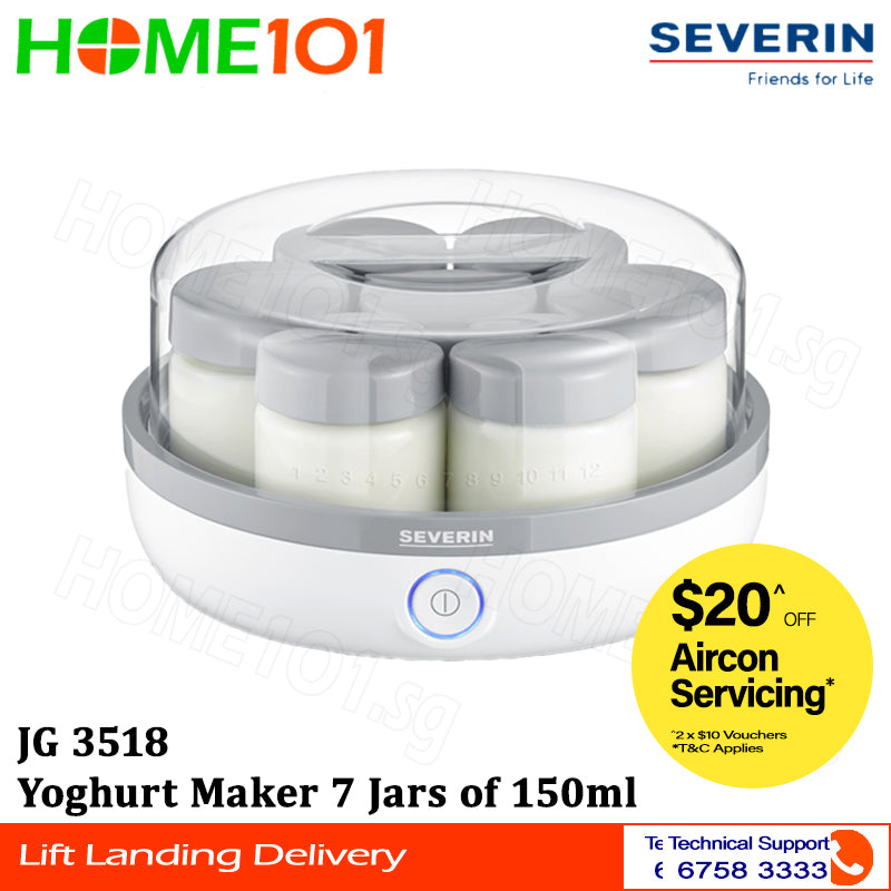 Severin Yoghurt Maker 7 Jars of 150ml JG 3518