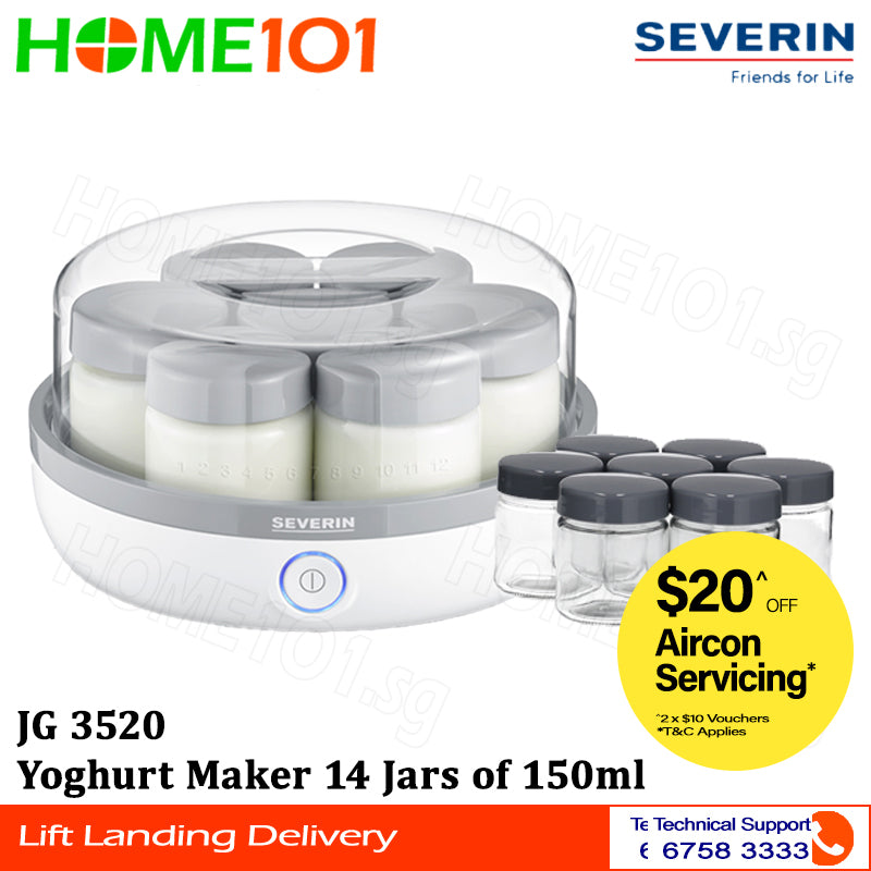 Severin Yoghurt Maker 14 Jars of 150ml JG 3520